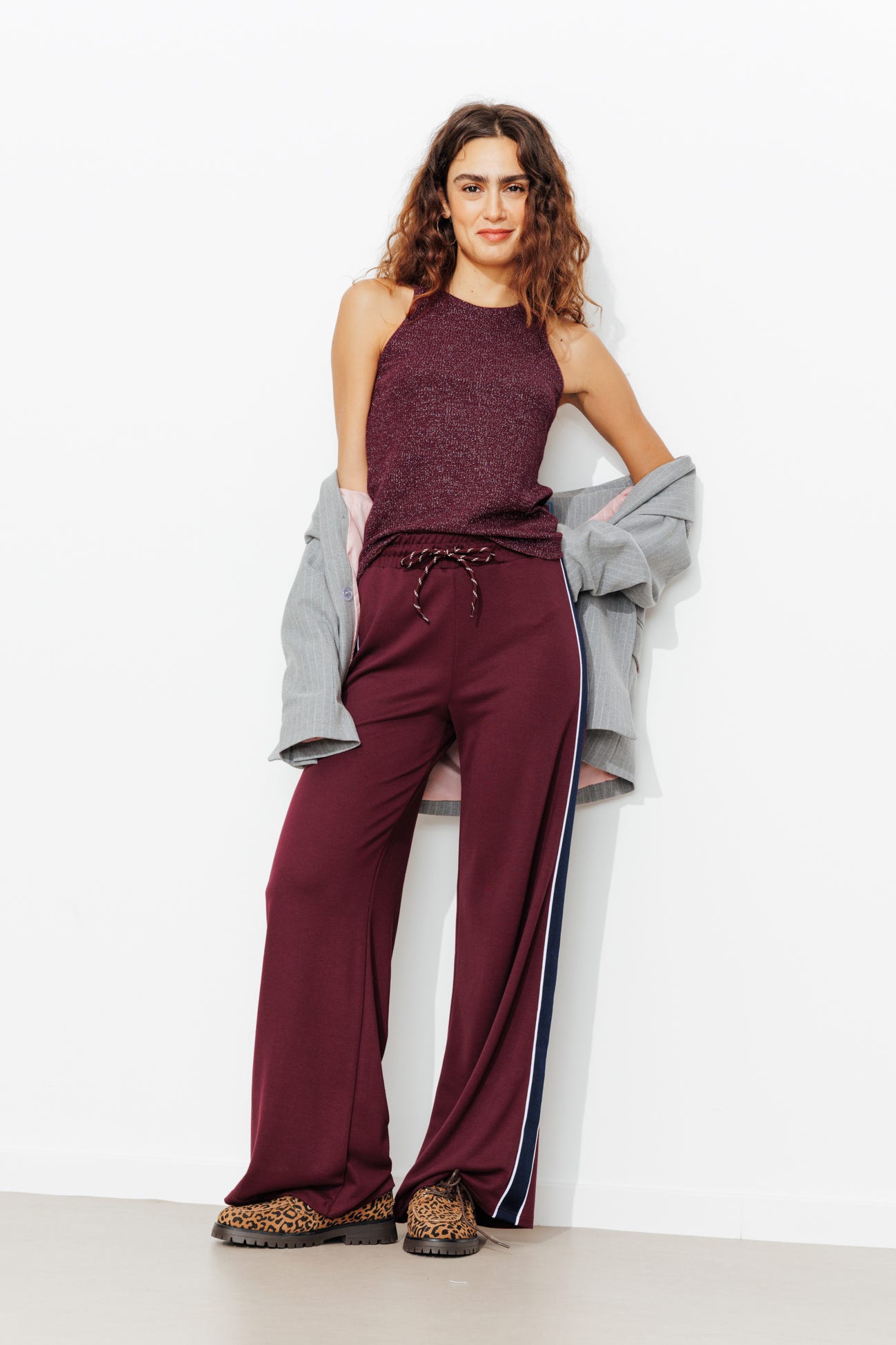 Glitzy sleeveless top